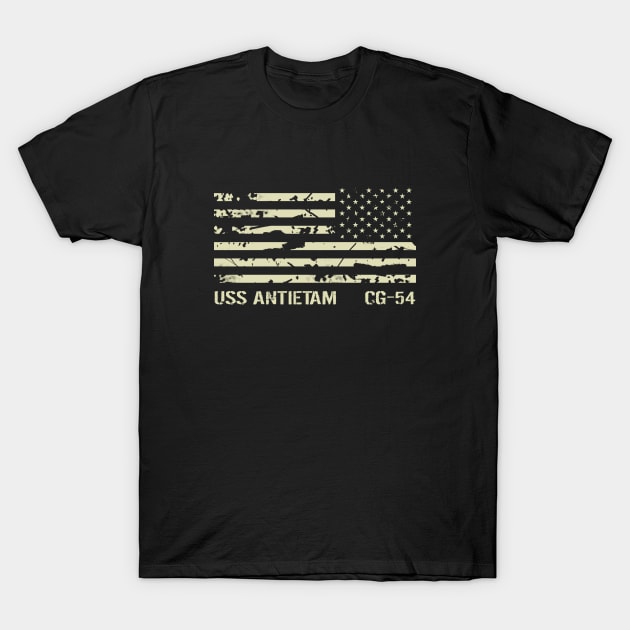 USS Antietam T-Shirt by Jared S Davies